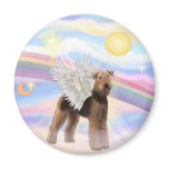 Airedale Angel Fridge Magnet