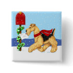 Airedale Christmas Dale Mail Buttons