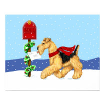 Airedale Christmas Dale Mail posters by DanesRUs Airedale Christmas Dale Mail posters