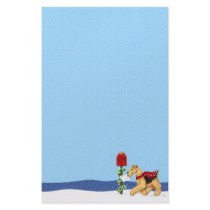 Airedale Christmas Dale Mail Stationery
