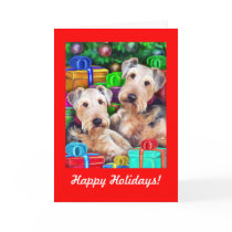 Airedale Christmas Open Now Cards