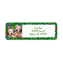 Airedale Christmas Open Now Labels labels