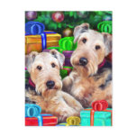 Airedale Christmas Open Now Post Cards