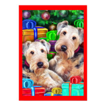 Airedale Christmas Open Now posters by DanesRUs Airedale Christmas Open Now posters