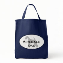 Airedale Dad Tote Bags
