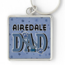 Airedale DAD Keychains
