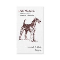 Airedale Dog Business Business Card