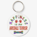 Airedale Happiness keychains by TLArnold4 Airedale Happiness keychains