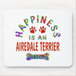 Airedale Happiness Mouse Pad