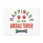 Airedale Happiness Postcards