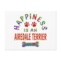 Airedale Happiness postcards
