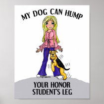 Airedale Honor Student Print