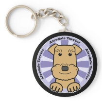 Airedale Keychain