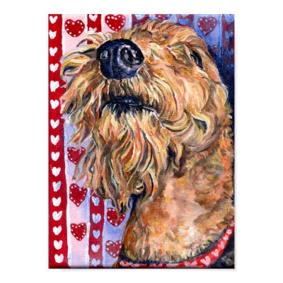 Airedale Love Poster by Miss_Barbara