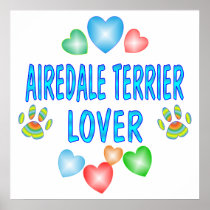 AIREDALE LOVER POSTER
