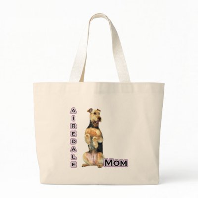 Airedale Mom 4 Bag by GreyWolfCreation