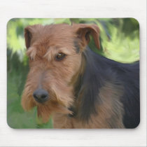 Airedale Mousepad by Cazzies_Creations Airedale Mousepad