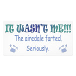 Airedale Custom Photo Card