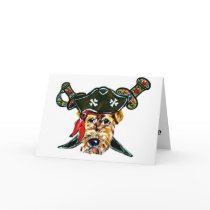 Airedale Pirate cards