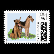 airedale postage stamp stamps