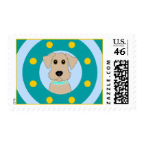 Airedale Puppy Stamps