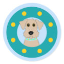 Airedale Puppy stickers by totallypainted Airedale Puppy stickers