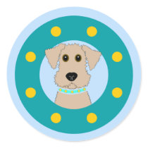 Airedale Puppy stickers