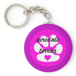 airedale terier key chain