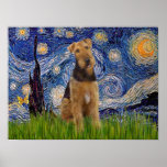 Airedale Terrier (#1) - Starry Night Posters