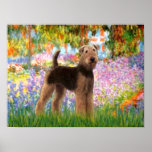 Airedale Terrier  -  (#6Garden) Posters