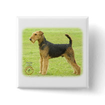 Airedale Terrier 8T092D-16 Pinback Button