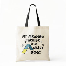 Airedale Terrier Agility Dog Tote Bag