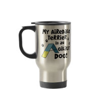 Airedale Terrier Agility Dog Travel Mug