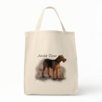 Airedale Terrier Art Gifts Canvas Bag