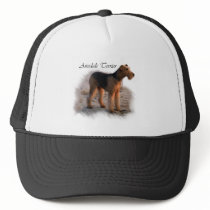 Airedale Terrier Art Gifts Mesh Hat