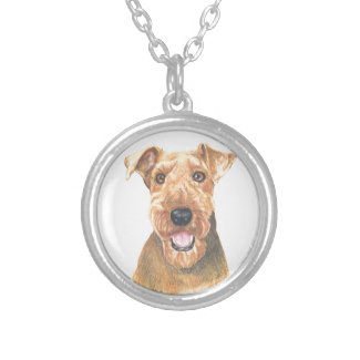 Airedale Terrier Art Jewelry