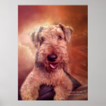 Airedale Terrier Art Poster/Print