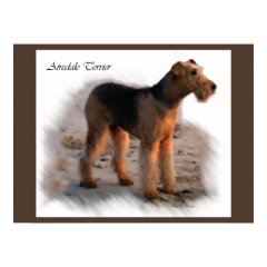 Airedale Terrier Art Print Gifts print