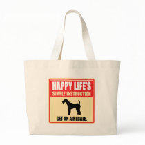 Airedale Terrier Tote Bag