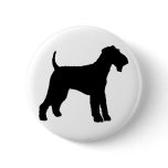 Airedale Terrier (black) Pin