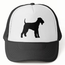Airedale Terrier (black) Trucker Hat