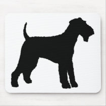 Airedale Terrier (black) Mouse Mats