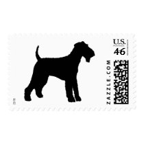 Airedale Terrier (black) Postage