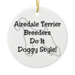 Airedale Terrier Breeders Christmas Ornaments