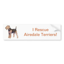 Airedale Terrier Bumper Sticker
