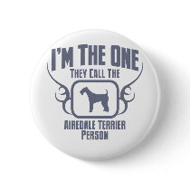 Airedale Terrier Pinback Buttons