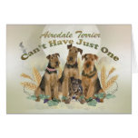 Airedale Terrier  Can't Have Just One Cards