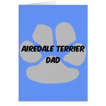 airedale terrier greeting card