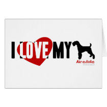 Airedale Terrier Greeting Cards