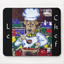 Airedale Terrier, Chef Le Mousepad